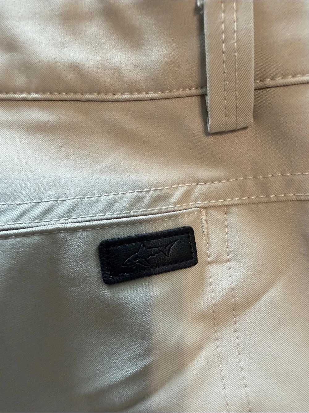 Greg Norman Collection Khaki Straight-Leg Pants